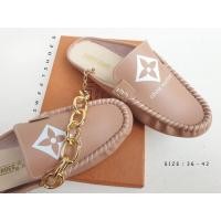 ราคา (Size.36-42) รองเท้าผู้หญิง รองเท้าเปิดส้น รุ่น LLVVsceen สีนู๊ด สีน้ำตาลเข้ม (17360275913)
