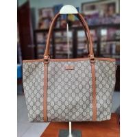 ราคา Gucci Joy Tote GG Coated Canvas (28623875587)