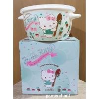 ราคา ชามเซรามิค ถ้วยคิตตี้ Hello Kitty ขนาด 6 นิ้ว เข้าไมโครเวฟได้ มีหูจับ มีฝาปิดสูญญากาศ (28375966706)