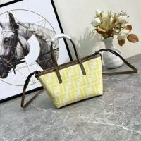 ราคา FENDI Fendi FF Roll calfskin Tote bag กระเป๋าช้อปปิ้ง กระเป๋าสะพายข้าง กระเป๋าสะพายข้าง 9901 292 (29332698514)