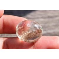 ราคา B105 ผลึกควอตซ์ โป่งข่าม แก้วขนเหล็ก ไหมทอง Quartz หัวแหวน เครื่องประดับ หินแท้ เนื้อใส หลังเบี้ย 40.45 CTS (15734807720)