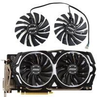ราคา ใหม่ 1 ชุด 95 มม.PLD10010S12HH GTX 1060 ARMOR GPU พัดลม,สําหรับ MSI GeForce GTX 1080TI 1080 1070TI 1060 ARMOR การ์ดพัดลมระบายความร้อน (41310893434)