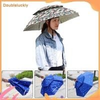 ราคา ลายทหาร ✿Doubleluckly✿ ม่านบังแดดตกปลาพับได้คุณภาพสูง หมวก ร่ม หมวก ป้องกันรังสียูวี (ลายพราง) (24322126606)