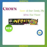 ราคา [CROWN] Sweet & Sour Candy 29g รส Ultra Kiwi/ขนมเกาหลี (29866452406)