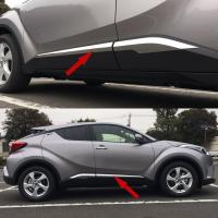 ราคา TOYOTA CHR คิ้วกันกระแทกประตู โครเมียม สำหรับรถยนต์ C-HR (1574645487)
