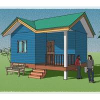 ราคา แบบบ้านสวน CWS2-024 (24ตรม.)1 ห้องนอน (โครงสร้าง ไม้,เหล็กและคอนกรีต)ค่าก่อสร้าง 1.8-2.4 แสน (24795149575)