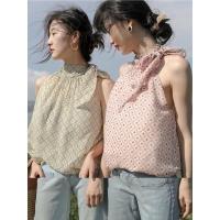 ราคา เสื้อไหล่ล้ำ ผูกโบว์ คอ ลายข้าวหลามตัด เสื้อคล้องคอ เสื้อผูกคอ (10610134860)