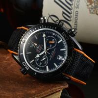 ราคา นาฬิกาข้อมือสำเนาสไตล์คลาสสิกแบบญี่ปุ่น ใช้วัสดุสายทอจากOmega Quartz Movement (27439775588)