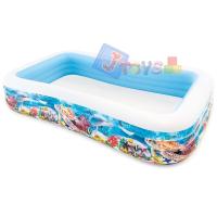 ราคา Intex 58484 สระน้ำ 3 เมตร สีฟ้า ขนาด 305*183*56 cm (24787327724)