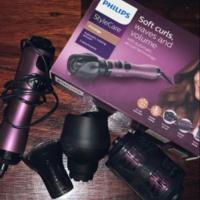 ราคา เครื่องเป่าม้วนผมPhilips รุ่นHP8668(สีม่วง) (2766509817)