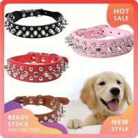 ราคา 【RDRX】สัตว์เลี้ยง สุนัข หมุด ปลอกคอ หนาม กระดุม สายหนังเทียม หัวเข็มขัด ปลอกคอ (17221319857)