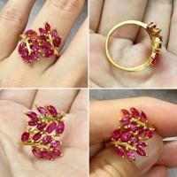 ราคา แหวนทับทิมจันทบุรีแท้แท้ (2279229422)