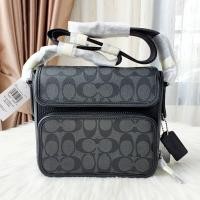 ราคา สะพายชาย COACH SULLIVAN FLAP CROSSBODY IN SIGNATURE CANVAS C9870 (24223983166)