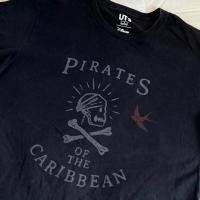 ราคา CHEAP AS FOR UT เสื้อยืด Uni pirates of the Caribbean ไซส์ L ผ้าบางเท่ๆ (27677701044)