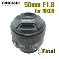 ราคา เลนส์ฟิก ละลายหลัง YONGNUO Prime Fixed Lens YN50mm F1.8N by 9FINAL for NIKON DSLR (7215306870)
