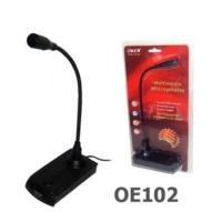 ราคา OKER Microphone รุ่น OE-102/OE-108เป็นไมค์แบบตั้งโต๊ะ พร้อมฐานรอง (1471349030)