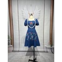 ราคา เดรสยีนส์ งานปัก น่ารักมากๆ งานป้าย love lady (27125742944)