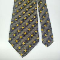 ราคา เนคไท มือสอง ChristianDior Silk Tie Brown Geometric Design (29241039992)