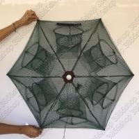 ราคา ร่มดักกุ้ง 6 ช่อง มุ้งดักปลา ตาข่ายดักปลา ดักจับกุ้งปลา ตาข่ายดักกุ้ง ที่ดักปลา กุ้ง ขนาด 15x59x6 ซม. (6157772450)