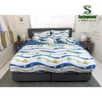 ราคา Springmate ชุดผ้าปูที่นอนพร้อมปลอกผ้านวม Premium Collection Sea Horse Blue ส่งฟรี (25221653088)