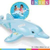 ราคา INTEX แพยางเป่าลม แพรูปปลาโลมา Stingray Ride-On รุ่น 58535 (23231138389)