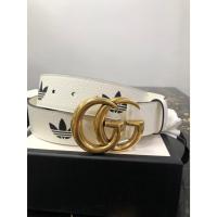 ราคา GUCCI เข็มขัด รุ่น Gucci X Adidas GG Marmont Belt White/Black (26467293962)
