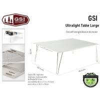 ราคา โต๊ะพกพาน้ำหนักเบา GSI Ultralight Table Large (9265178185)