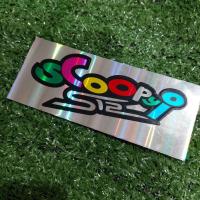 ราคา สติ๊กเกอร์ติดรถมอเตอร์ไซค์ สติ๊กเกอร์สีรุ้ง SCOOPY i s12 (13926427140)