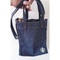 ราคา กระเป๋ายีนส์ Starbucks Taiwan มีสายสะพายยาว (7527925073)