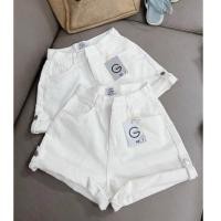 ราคา กางเกงยีนส์ขาสั้น กางเกงยีนส์ขาสั้นขาบานแต่งขอบสีสุดแซ่บ(รูปจริง100%) (24675199784)