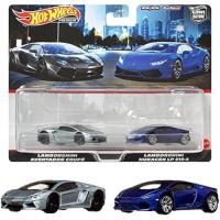 ราคา Mattel Hot Wheels Premium 2-Pack Lamborghini Aventador Coupe/Lamborghini Huracan Lp 610-4 อายุ 3 Hff32 สีเหลือง/น้ําเงิน... (41914959950)