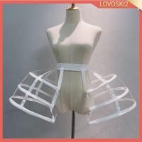 ราคา [Lovoski2] Hoop กระโปรง Petticoat Crinoline กระโปรง Pannier Hoop กระโปรง Bustle Petticoat Hoops Pannier Petticoat สําหรับพรหมงานแต่งงาน (29576443946)