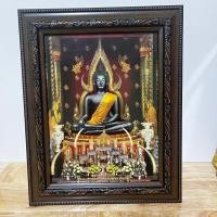ราคา กรอบรูปพร้อมภาพ พระพุทธชินราช จ.พิษณุโลก ขนาด 10x13 นิ้ว (วัดรวมกรอบ) มีขาตั้งและที่แขวนผนัง เป็นของขวัญ ที่ระลึก (22157743237)
