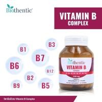 ราคา แท้ พร้อมส่ง Vitamin B Complex วิตามินบีรวม ไบโอเธนทิค Biothentic Vitamin B1 B2 B3 B5 B6 B7 B9 B12 (15799853345)
