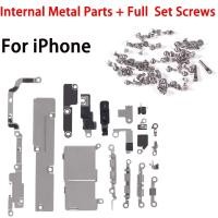 ราคา ชุดอุปกรณ์เสริมภายในสําหรับ iPhone 6 6s 6P 7P 8P X XS 11 Pro Max ชิ้นส่วนโลหะผู้ถือแผ่นโล่พร้อมสกรูเต็มรูปแบบชุด (24025309756)