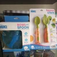 ราคา แพ็คเกจประหยัด ANTI-SPILL BOWL + FORK SPOON / BABY HUKI SUCTION BOWL + SPOON &amp; ส้อมส้อม (8429253702)