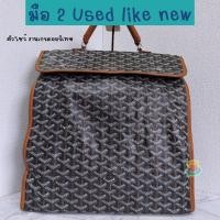 ราคา (ตัวโชว์ Used like new) กระเป๋าเป้ Saint Léger Backpack สี Black&Tan ขนาด 34x37 ซม. งานออริเทพ (27917501718)