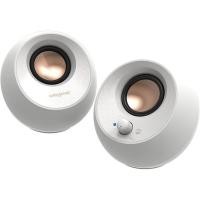 ราคา Creative Pebble V3 2.0 White USB-C & Bluetooth 8W RMS Desktop Speakers (27480419140)