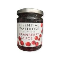 ราคา Waitrose Essential Cranberry sauce ซอส รสแครนเบอร์รี เวทโทรส เอสเซนเซี่ยว 305 กรัม (11508687191)