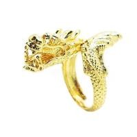 ราคา แหวนมังกรทอง ใส่ได้ทั้งชาย และหญิง ชุบทอง (24615301513)
