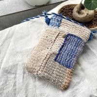 ราคา กระเป๋าสะพาย กระเป๋าปักมือ ด้นมือ งานผ้าต่อจากผ้าทอย้อมคราม กระเป๋าผ้าคราม (5697114251)