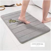 ราคา ถูกสุด พรมเช็ดเท้าMEMORY FOAM100% ซับนำ้ดี แห้งไว มีกันลื่นในตัว (4337353603)