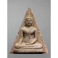 ราคา พระพุทธเนื้อผง พิมพ์สามเหลี่ยม หลังยันต์พุทโธ ไม่ทราบที่ (21532487907)