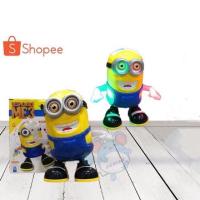 ราคา ตุ๊กตามินเนี่ยนเต้นได้มีเสียงมีไฟ ใช้ถ่านAA 3 ก้อน(ไม่มีแถม) (6456595533)