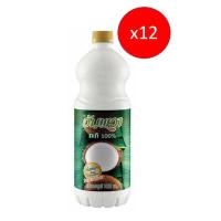 ราคา [ยกลัง] Ampawa อัมพวา กะทิ 1000 ml. แบบขวด(PET) x12 ขวด (6983447601)