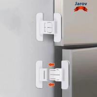 ราคา ล็อคความปลอดภัยของเด็ก JAROV, ล็อคตู้เย็นสีขาวป้องกันการเปิด, ล็อคประตู ABS (42917340666)