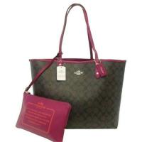 ราคา กระเป๋า Coach แท้ - Reversible City Tote in Signature (105596264)
