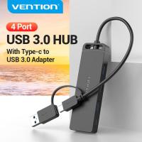 ราคา Vention USB 3.0 HUB USB C 2 in 1 อินเทอร์เฟซ 4 พอร์ตประเภท C ถึง USB HUB ความเร็วสูง 5 Gbps Mirco USB สําหรับ PC คอมพิวเตอร์แล็ปท็อปฮาร์ดไดรฟ์ U ดิสก์โทรศัพท์มือถือ USB C Hub (7254577223)