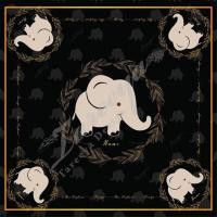 ราคา ผ้าพันคอ พิมพ์ชื่อ ลายช้างไทย (523308266)