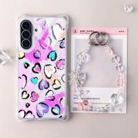 ราคา HP GANTUNGAN สีสันหัวใจเคสโทรศัพท์ + ไม้แขวนเสื้อสําหรับ Samsung A06 4G 5G A36 A16 Galaxy A56 5Ga53 A52 A55 A15 A52S A13 A04S A05S A14 Sjgs สายคล้องล่าสุดน่ารัก (40315092639)